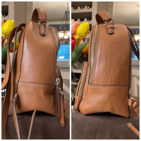 *COA* Kate Spade Jackson Warm Gingerbread Leather Backpack (Medium) - Picture 2 of 16